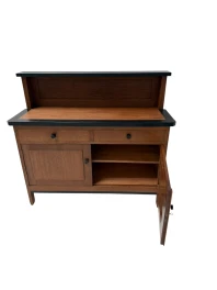Art Deco Modernist Credenza or Sideboard by H. Fels for L.O.V. Oosterbeek
